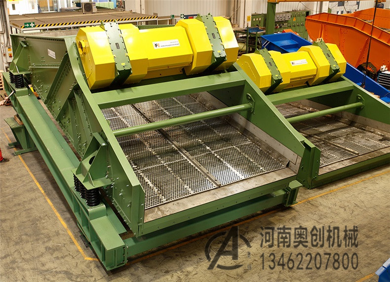 污水處理生產線專用直線高頻脫水篩軸承發熱如何解決